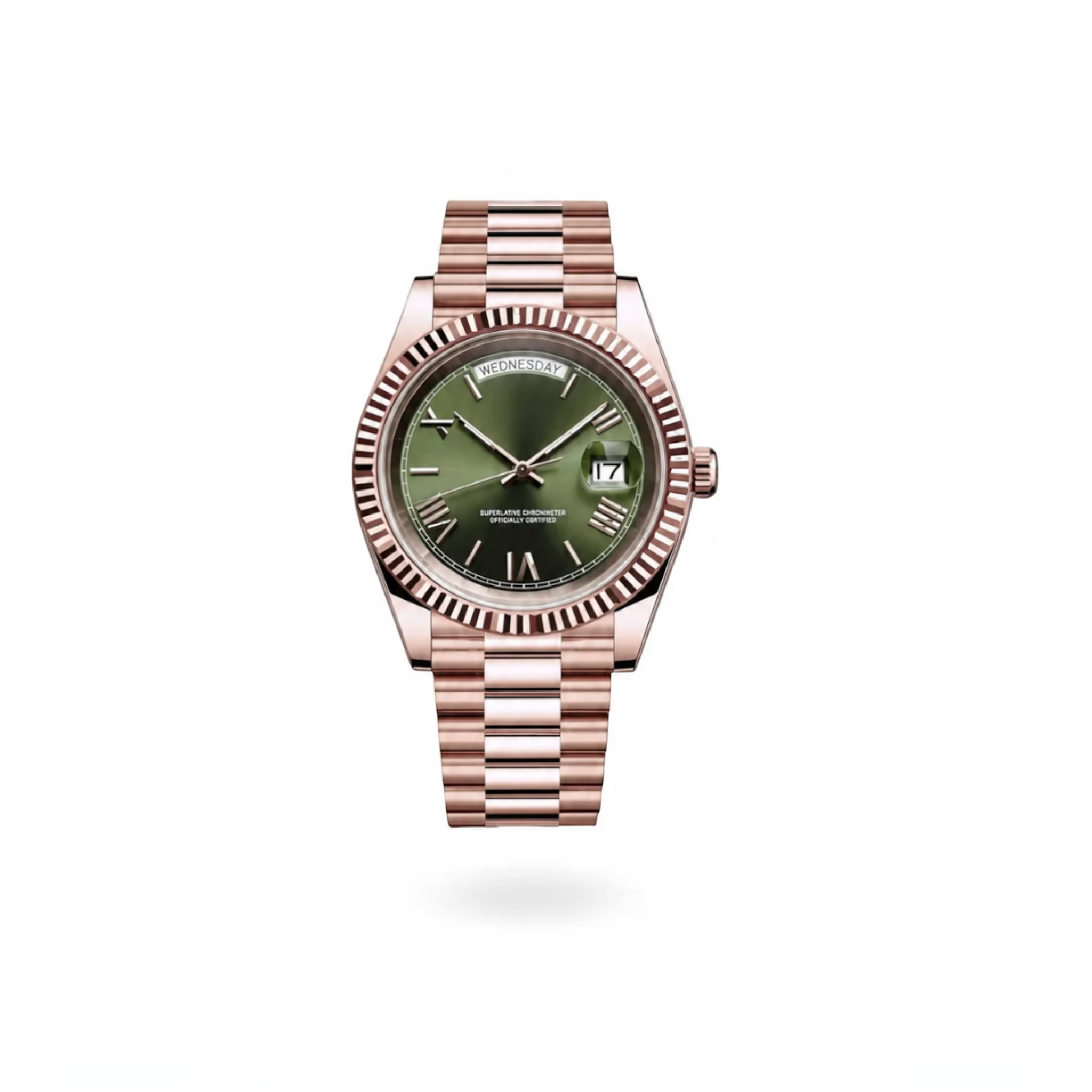 DayDate Olive & Rose Gold