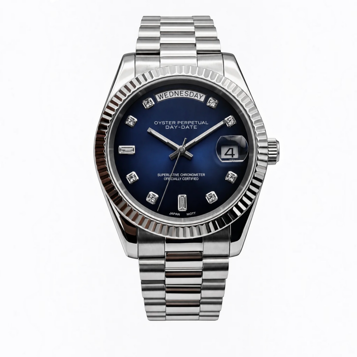 DayDate Midnight Blue & Diamonds