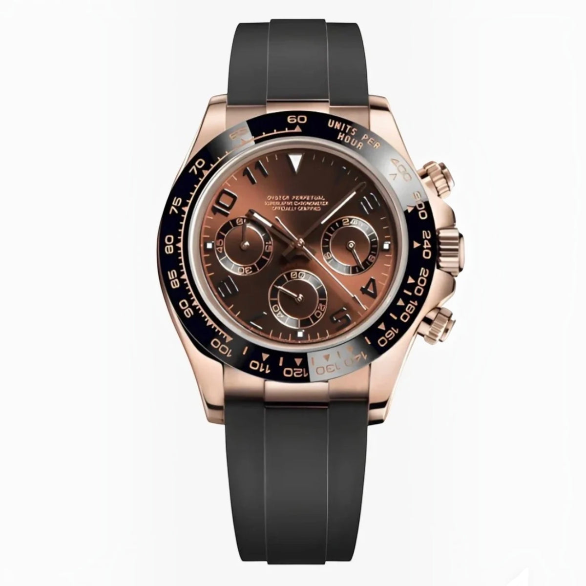 Daytona Chocolate & Rose Gold