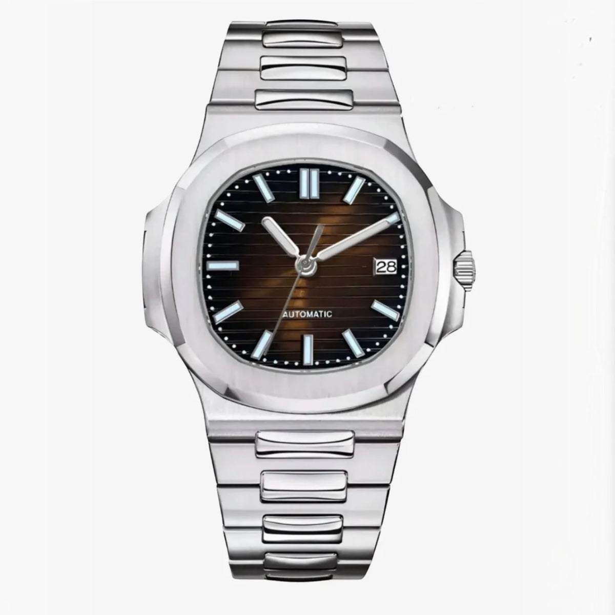Nautilus Brown & Silver